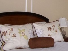 Box pillows and bolster